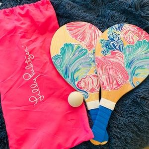 Lilly Pulitzer paddle and ball set